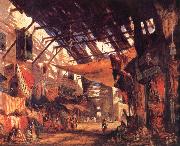 William James Muller The Carpet Bazaar in Cario China oil painting reproduction